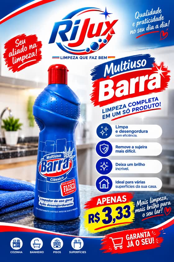 Panfleto Multiuso Barra Clássico